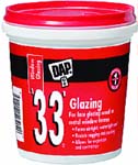 DAP 12120 33 WHITE GLAZING SIZE:0.5 PINT.