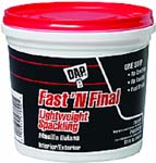 DAP 12142 FAST N FINAL LIGHTWEIGHT SPACKLING (RTU) SIZE:QUART.