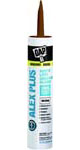 DAP 18120 ALEX PLUS ACRYLIC LATEX CAULK PLUS SILICONE BROWN SIZE:10.1 OZ PACK:12 PCS.