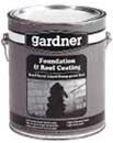 GARDNER GIBSON 0121-GA BLACK NON FIBERED FOUNDATION & ROOF COATING SIZE:1 GALLON.