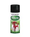 RUSTOLEUM 12760 211338 SPRAY PAINT BLACK PAINT FOR PLASTIC SPECIALTY SIZE:12 OZ. SPRAY PACK:6 PCS.