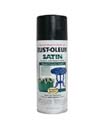 RUSTOLEUM 77778 7777830 SPRAY PAINT SATIN BLACK STOPS RUST SIZE:12 OZ. SPRAY PACK:6 PCS.