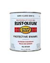 RUSTOLEUM 77975 7797502 SEMI GLOSS WHITE STOPS RUST SIZE:QUART.