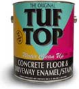 TUF TOP 10-181 ULTRA DEEP TINT (CLEAR) FLOOR AND DRIVEWAY COATING WATER BASED SIZE:1 GALLON.