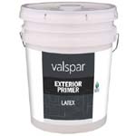 VALSPAR 11298 PROFESSIONAL EXTERIOR LATEX PRIMER WHITE SIZE:5 GALLONS.
