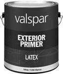VALSPAR 11298 PROFESSIONAL EXTERIOR LATEX PRIMER WHITE SIZE:1 GALLON.