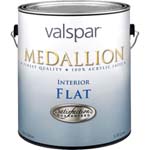 VALSPAR 1400 MEDALLION ACRYLIC LATEX FLAT WHITE INTERIOR SIZE:1 GALLON.