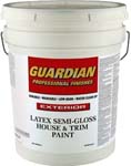 VALSPAR 711 GUARDIAN CONTRACTOR EXT LATEX S/G HOUSE & TRIM PASTEL BASE SIZE:5 GALLONS.